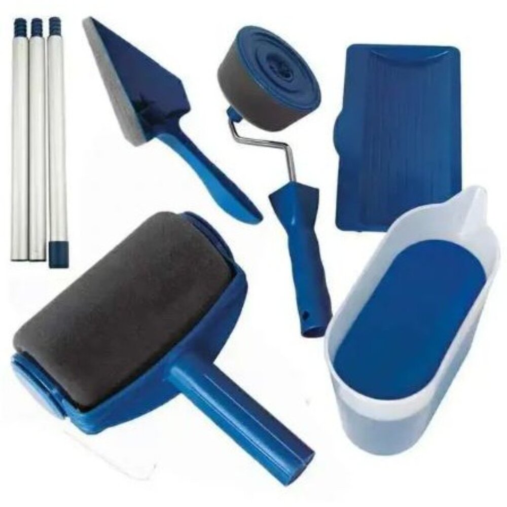 5-6Pcs/set Paint Roller Set with Sticks Paint Roller